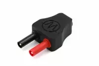 4mm Dual Plug to Socket Adapter